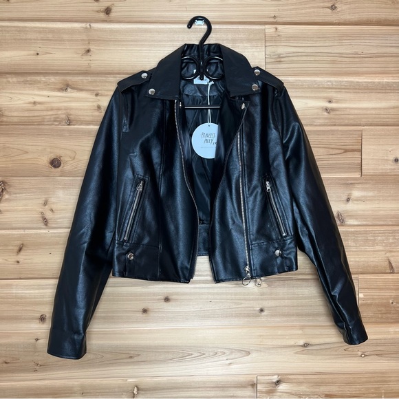 Princess Polly Vegan Leather Jacket - Picture 2 of 5